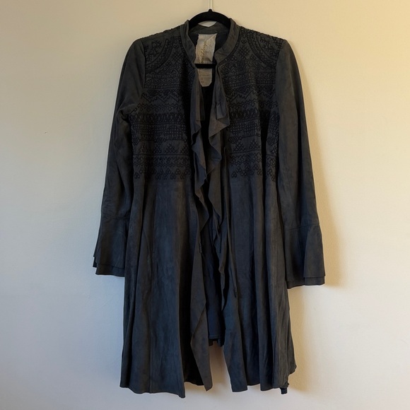 Free People Sued Embroidered Meadow Jacket - Picture 4 of 11